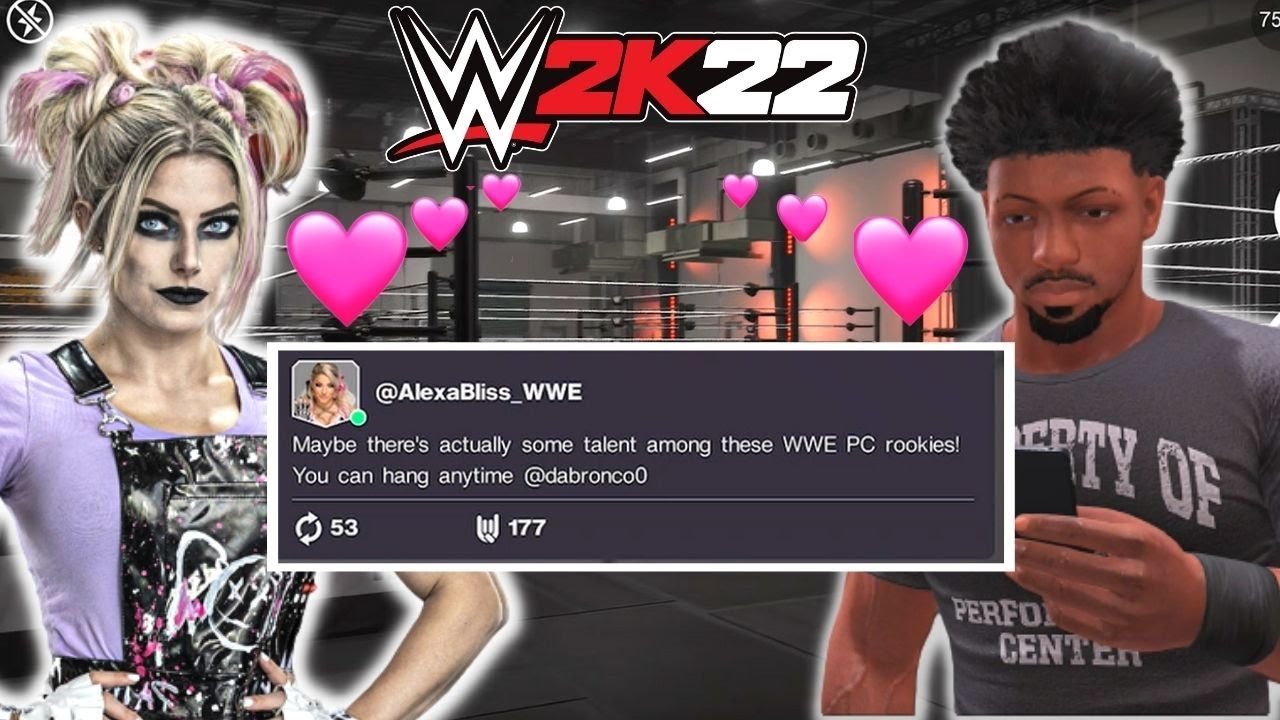 Alexa Bliss Wants Me 😏💘 | WWE 2k22 MyRise Ep.1