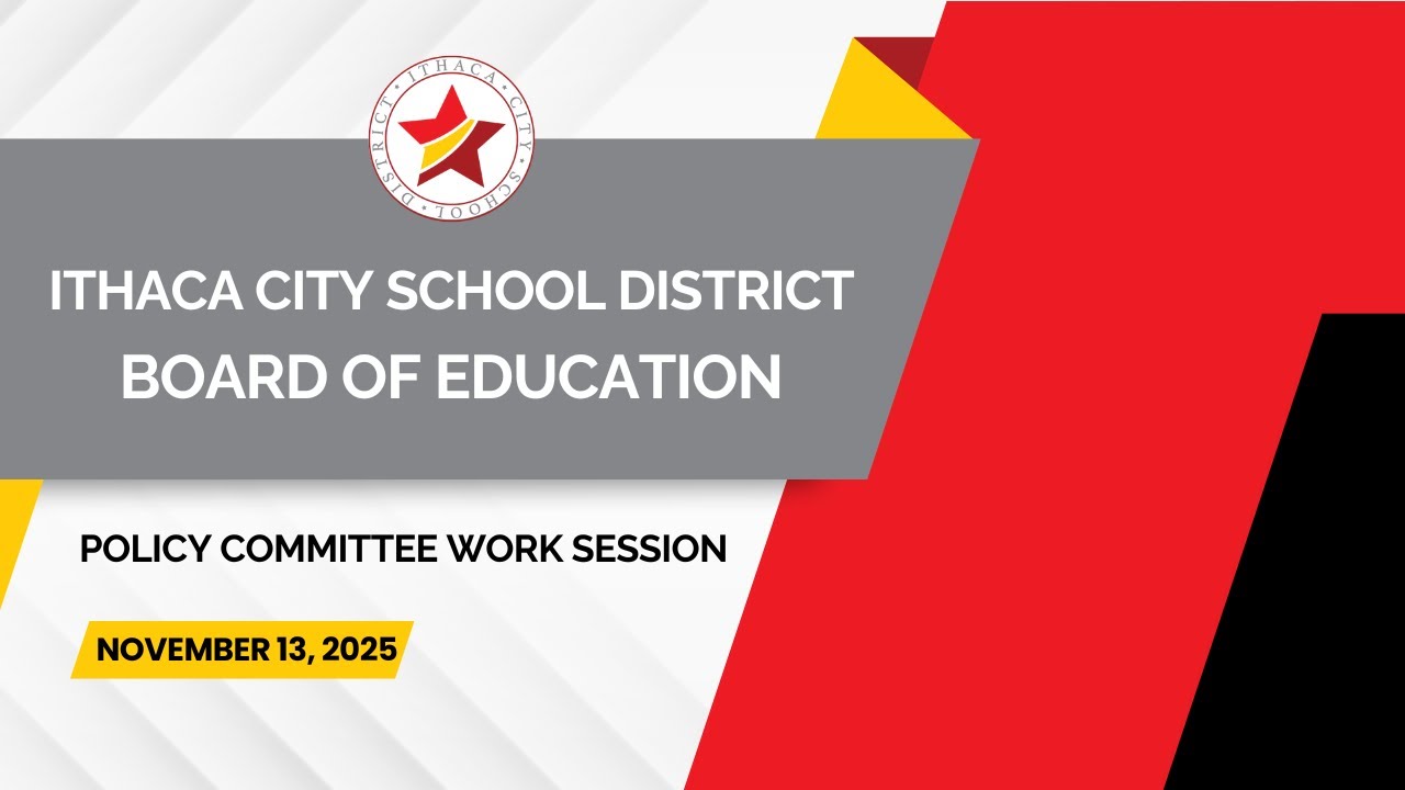 ICSD Board of Education Policy Committee Work Session - Thursday, November 13, 2025