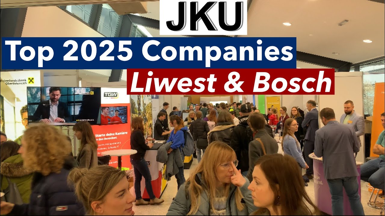 JKU Job Fair Part 4: Bosch & LIWEST &mdash; Top 2025 Companies Are Here!