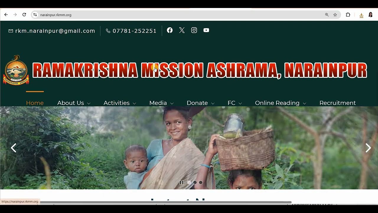 Age 18 - 64 Yrs, RAMKRISHNA MISSION ASST PROFESSOR VACANCY 2026