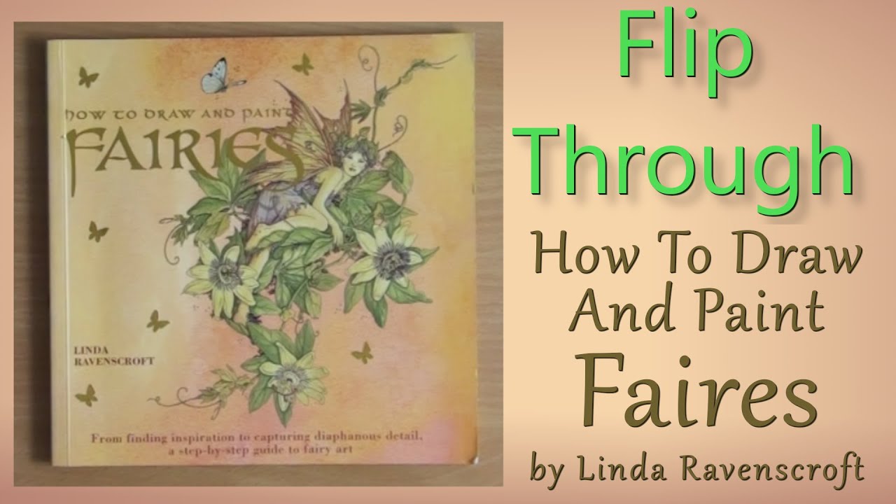 How To Draw And Paint Fairies - Flip Through painting book