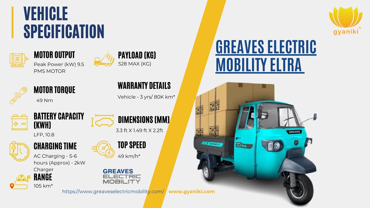 Greaves Electric Eltra Cargo E3W