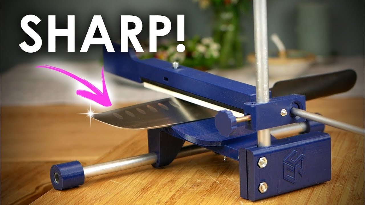 PERFECTLY sharp knifes! 3D PRINTED sharpening tool 🍴