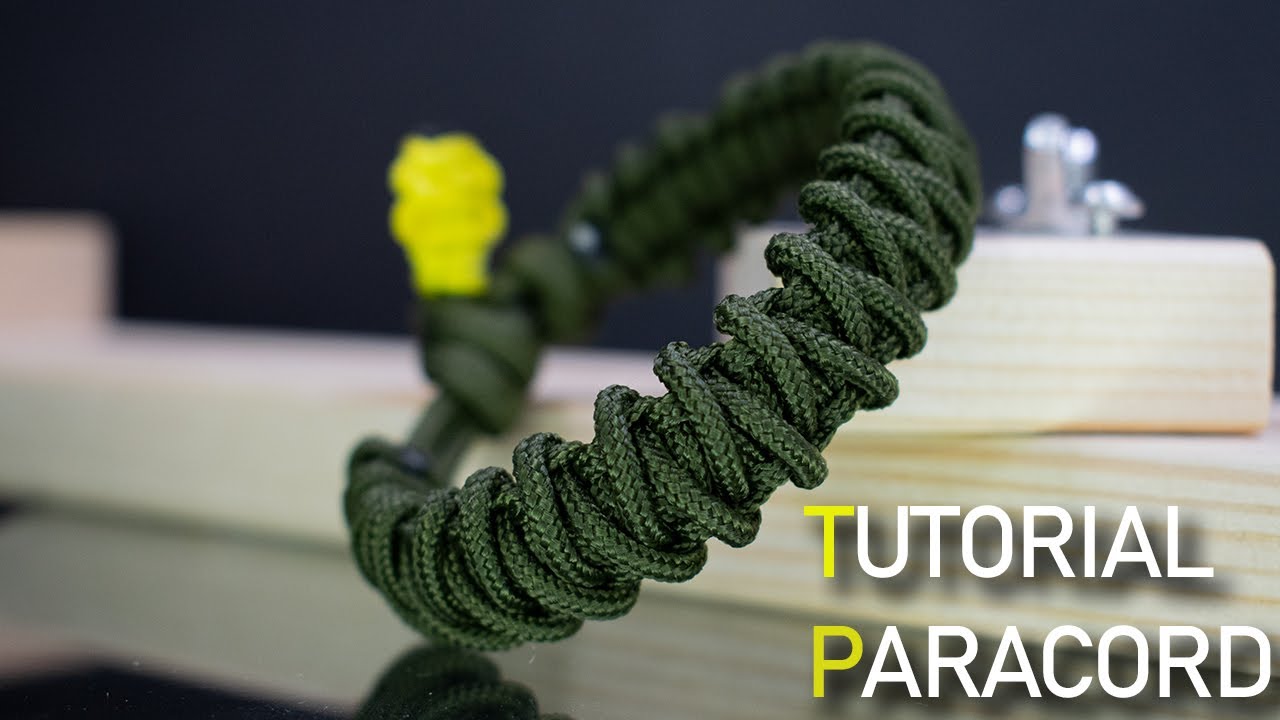 Cómo hacer una pulsera paracord nudo salomón| Cobra Modificada #paracord #bracelet