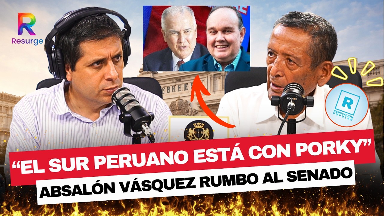💣 ¡NO LES CREE NADA! Absalón Vásquez destroza encuestas y pone a Porky por arriba de López Chau