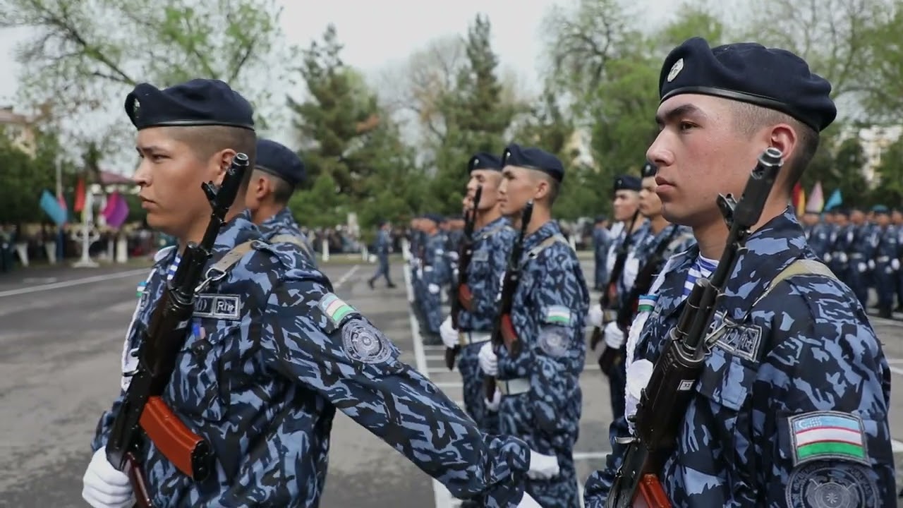 IIV Qorovul qoʻshinlari qoʻmondonligida 2025-yil chaqiruvidagi muddatli harbiy xizmatchilarning ...