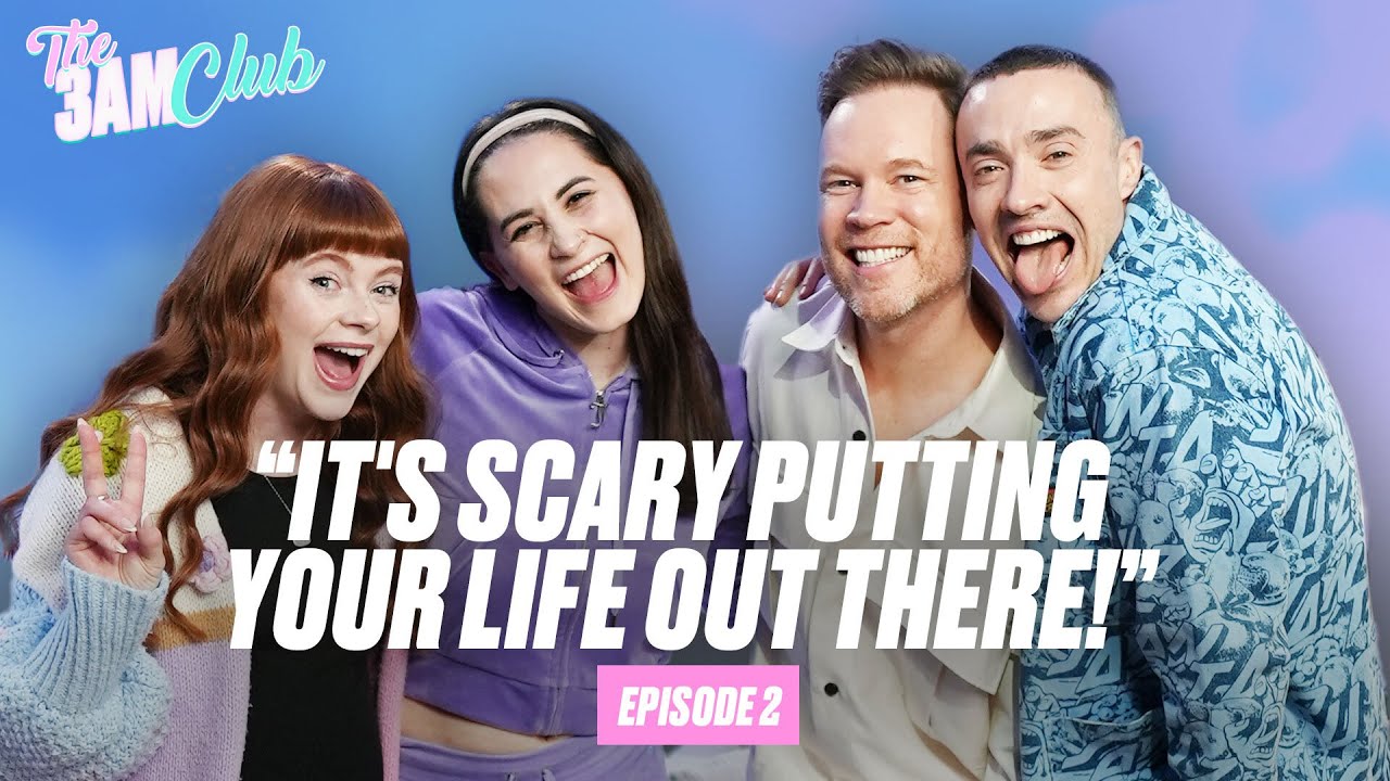 Ep.2 | Caitlin & Leah talk IVF, Surrogacy and First Crushes with Stuart & Francis 👶🌈 | The 3AM Club