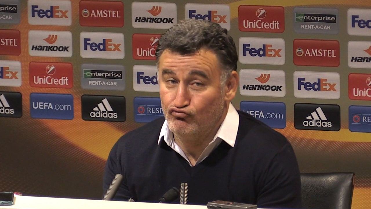Manchester United 3-0 St Etienne - Christophe Galtier Full Post Match Press Conference
