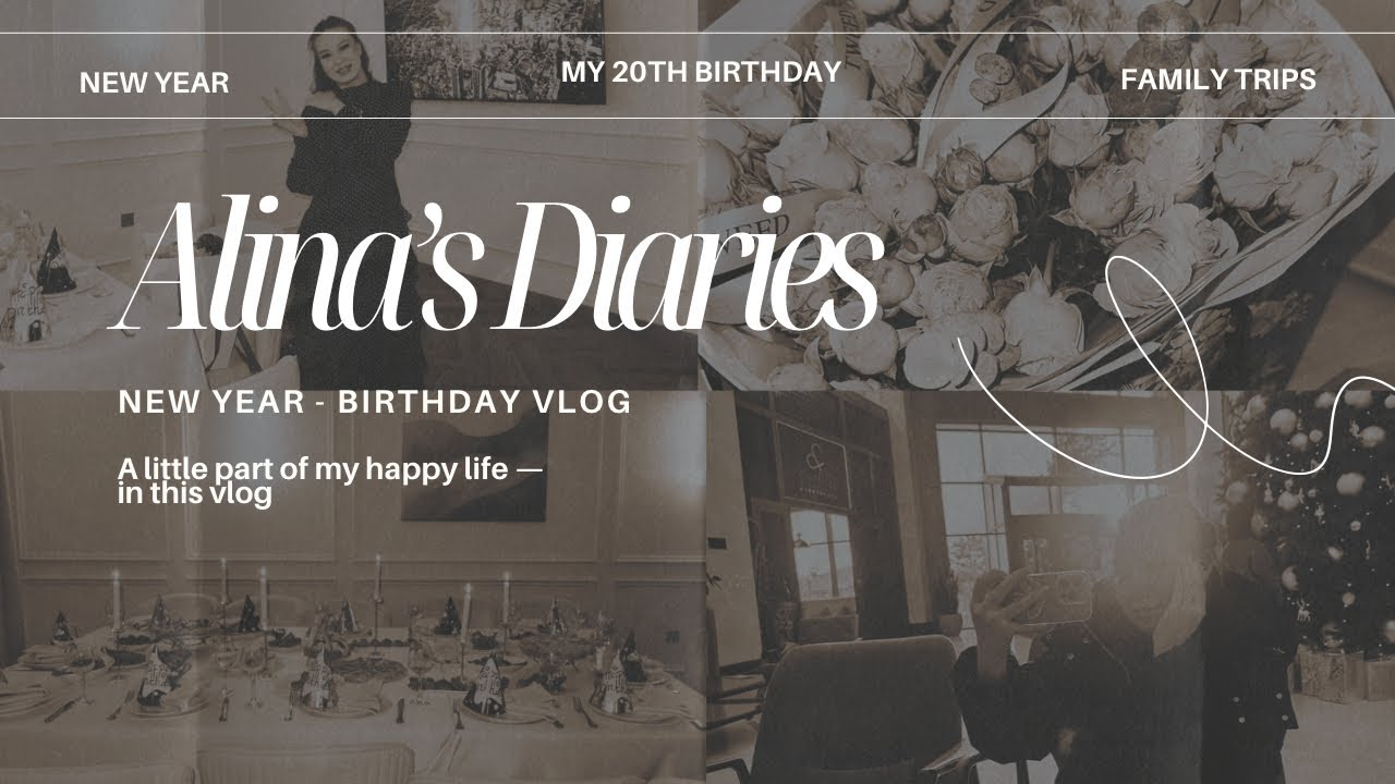праздничный vlog: my 20th birthday! New Year! Family moments! 