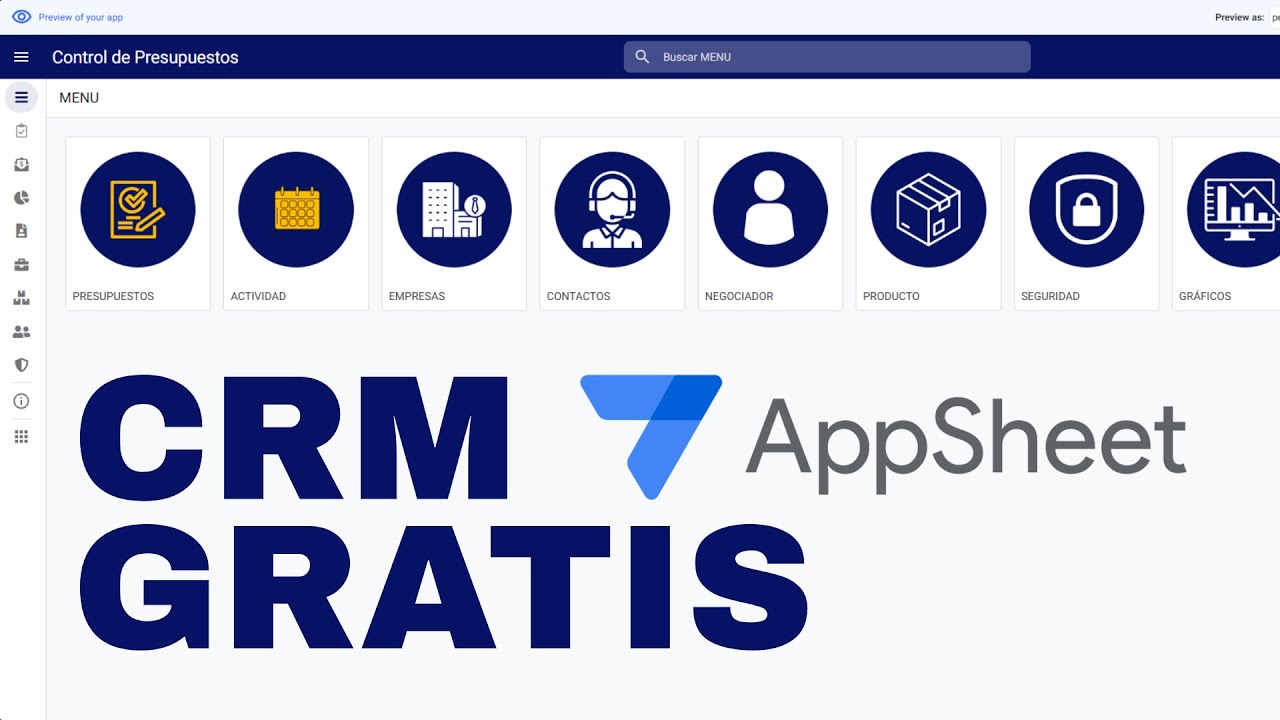 Obtén un CRM Gratis en AppSheet para Controlar Leads y Presupuestos