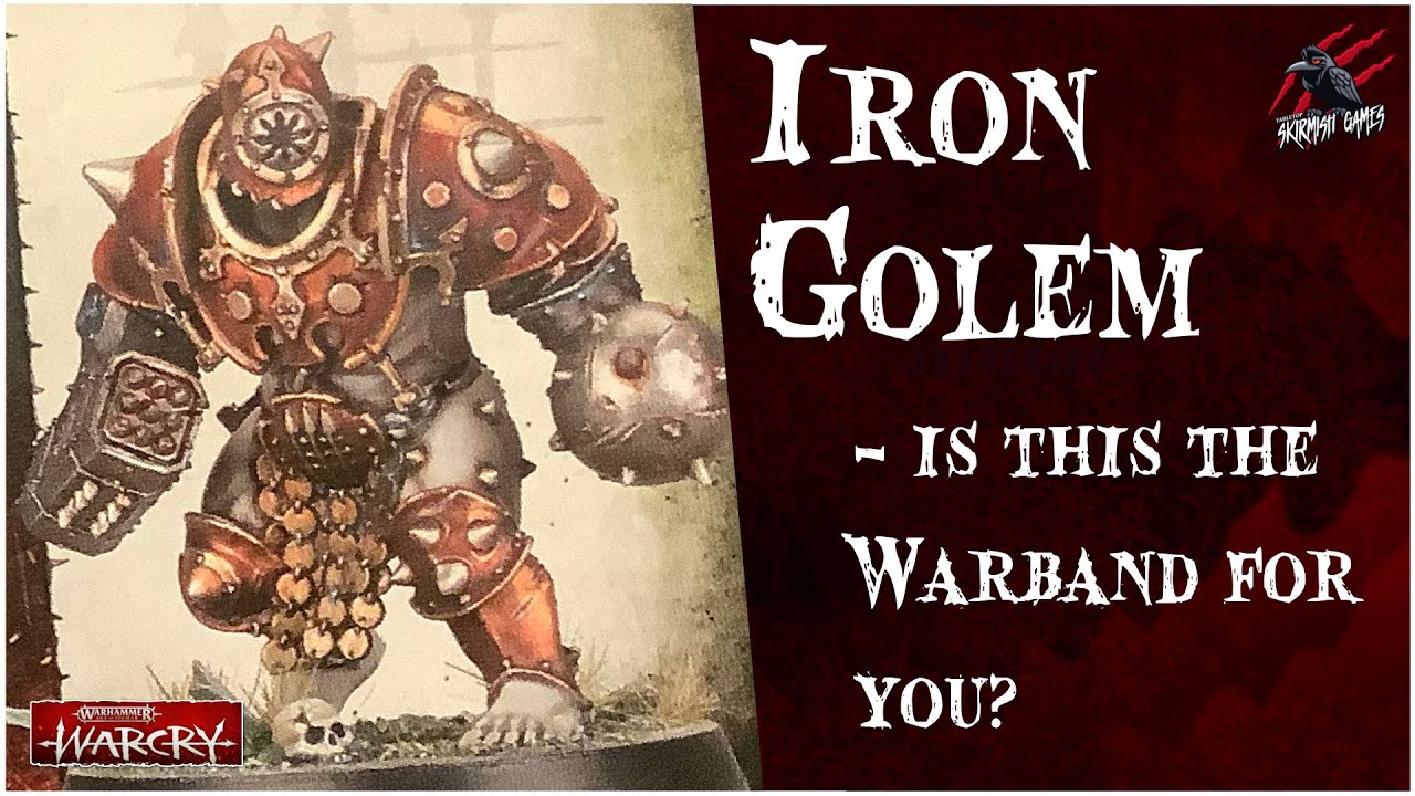 WARCRY IRON GOLEM UNBOXING REVIEW - Are the Iron Golem The Warband and For You?