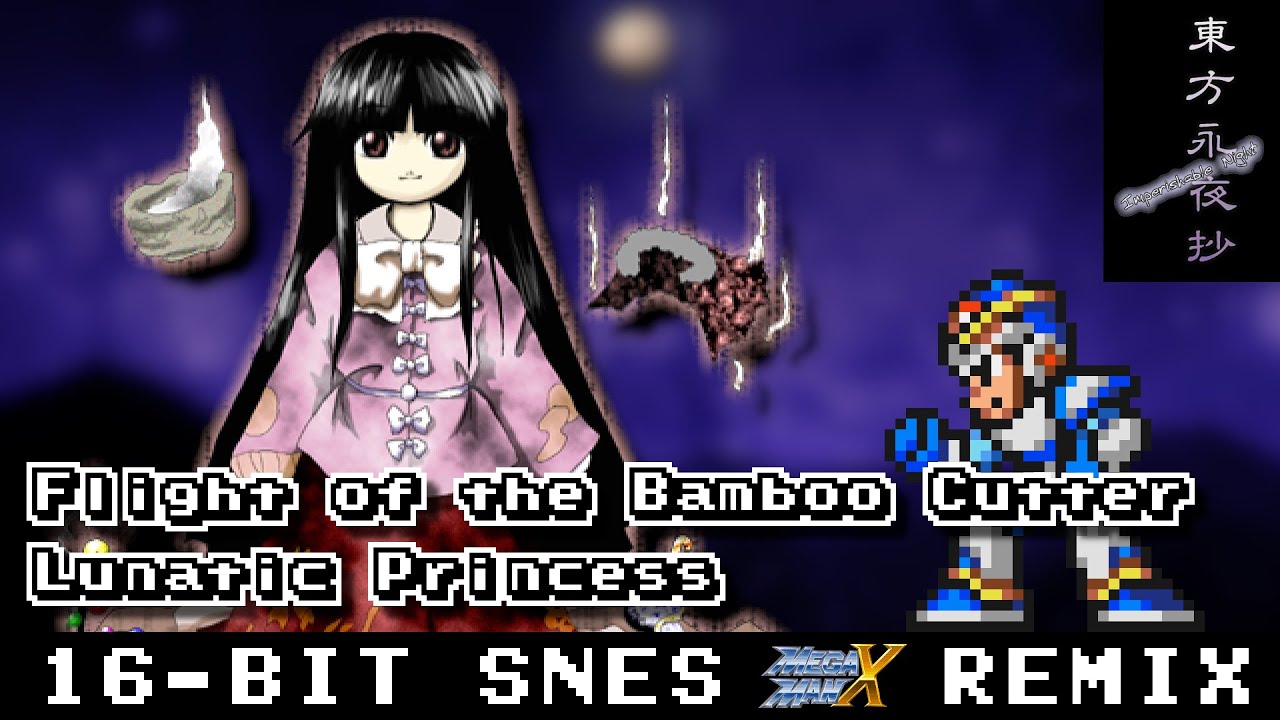[16-Bit;SNES]Flight of the Bamboo Cutter ~ Lunatic Princess - Touhou 8【MMX Style, AddmusicK】