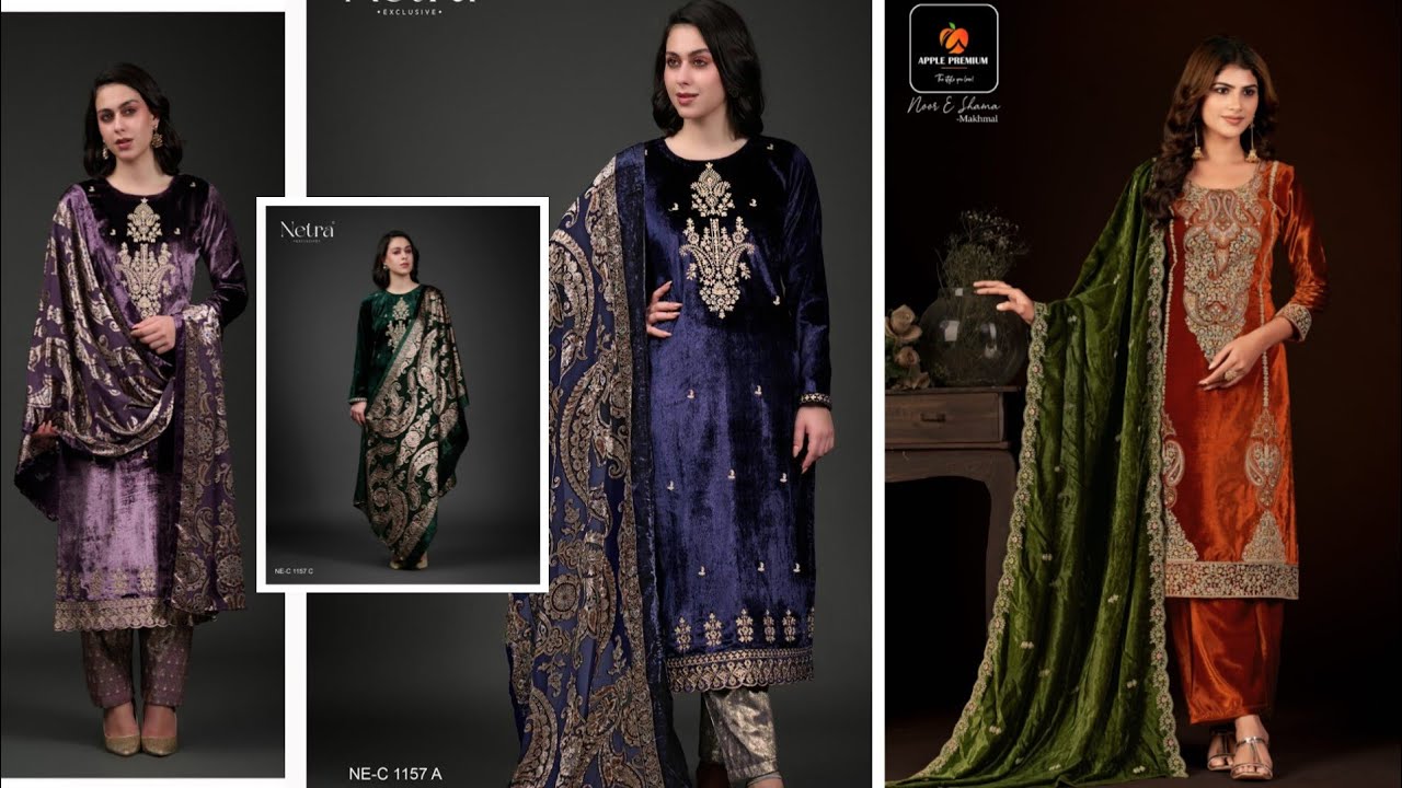 Netra womade brand velvet suits #trandindsuit order number 9560819088