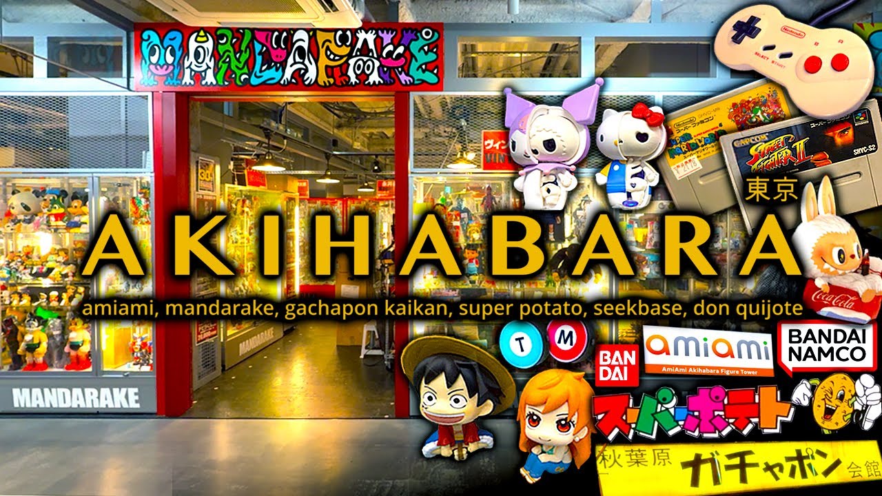 Shopping in Akihabara Tokyo 2: Anime Figurines, Otaku Merch, Retro Game Consoles | ASMR Silent Vlog