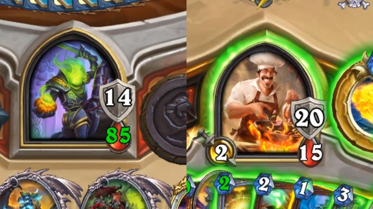 Hearthstone but it is a duel between raid bosses