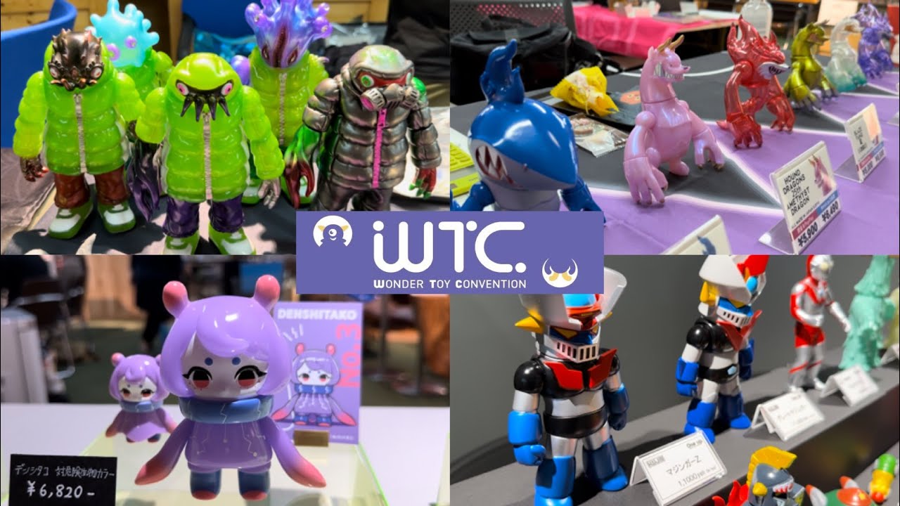 オシャレソフビ/アートトイの祭典！WTC/ワンダートイコンベンションに潜入してみたー！海洋堂イベント #WTC