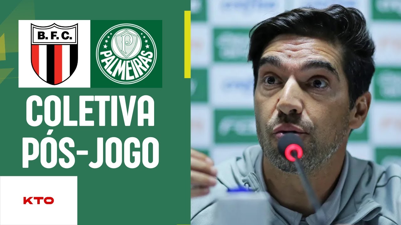COLETIVA DO ABEL E PÓS JOGO - BOTAFOGO - SP 1 X 0 PALMEIRAS