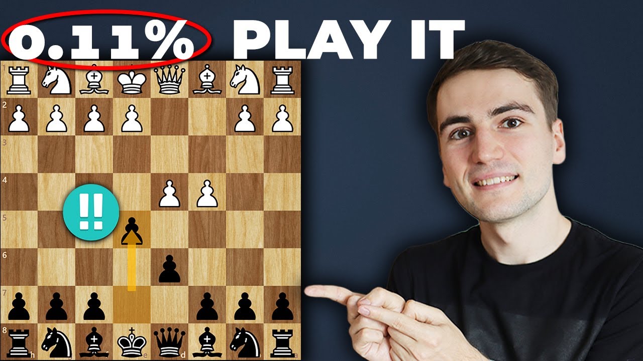 Этот невероятно редкий дебютный ход обыгрывает 99% игроков с рейтингом ниже 1800.