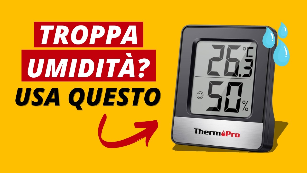 Come Misurare l'Umidità In Casa Per Evitare Muffe | Igrometro