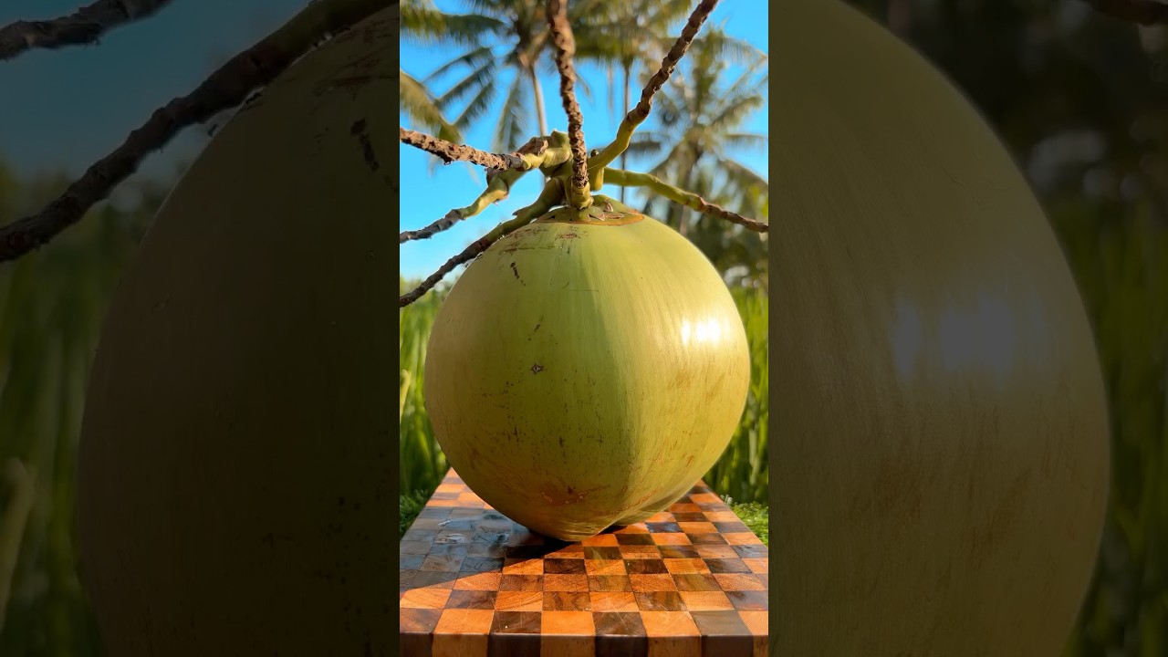 Fantastic Coconut Cutting Skills 🥥