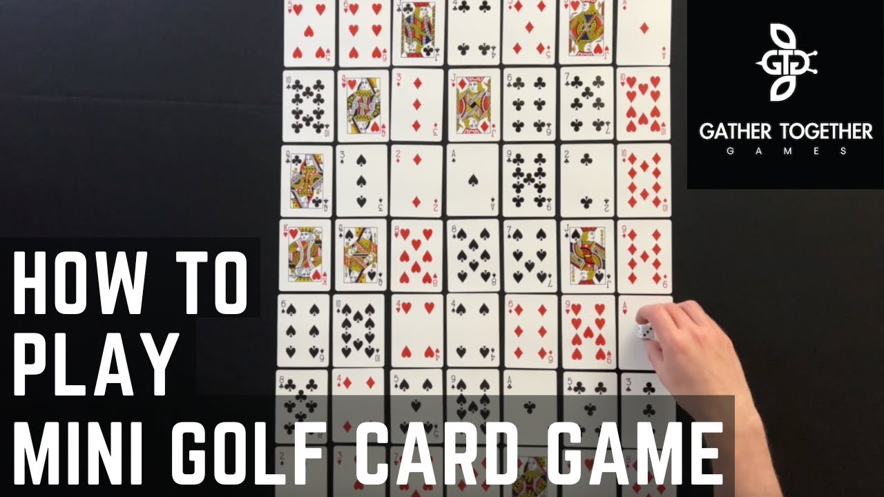 How To Play Mini Golf Card Game