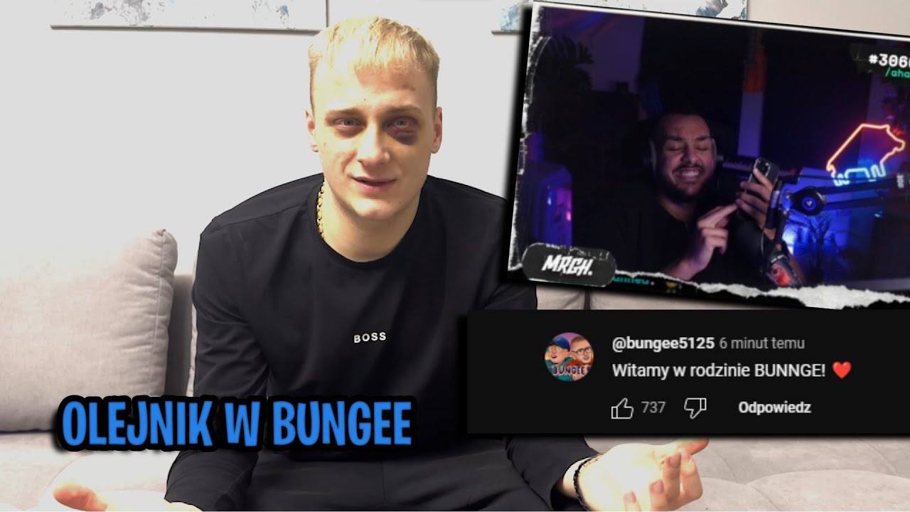😎OLEJNIK W BUNGEE? REAKCJA EKIPY BUNGEE
