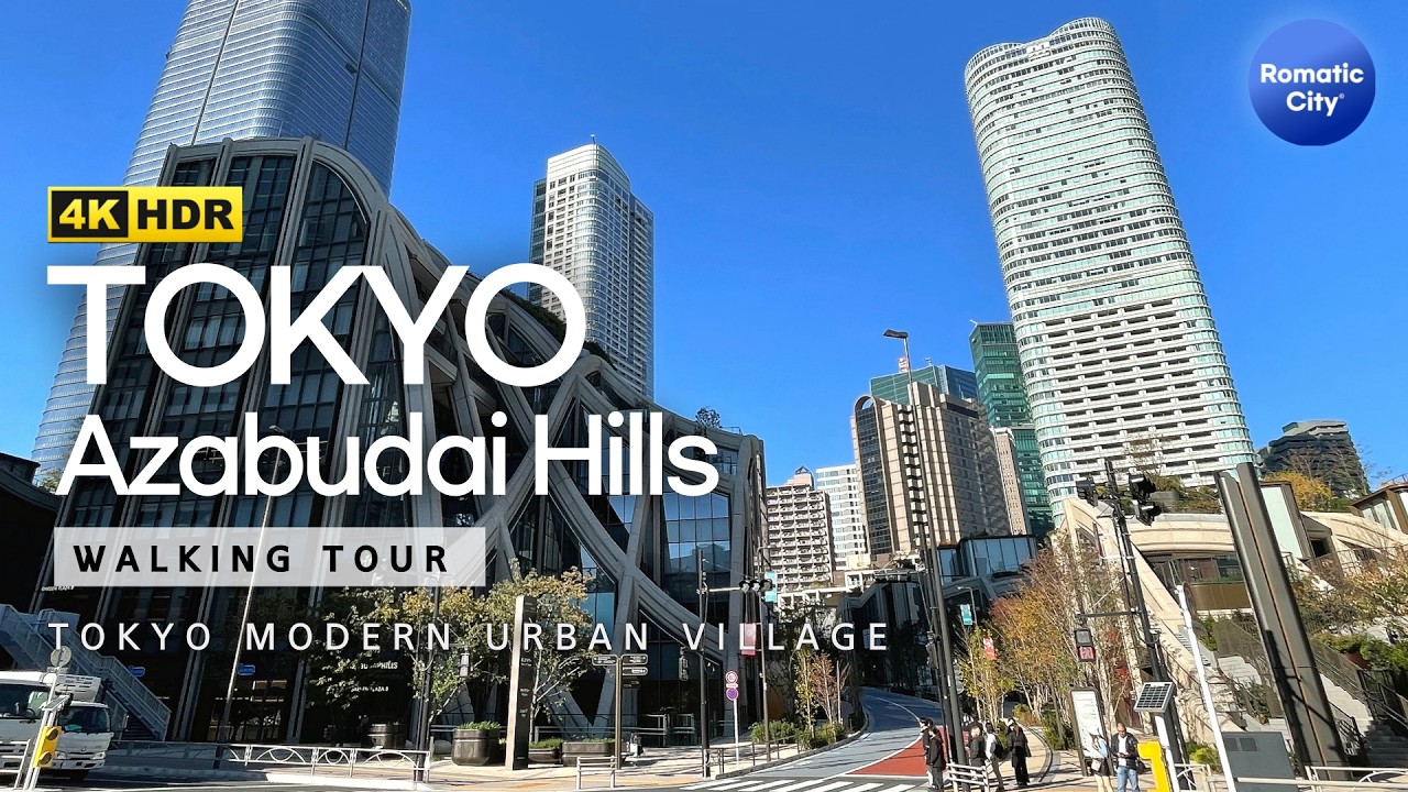 TOKYO Azabudai Hills Walking Tour : The Most Modern Urban Village In Japan - 4K 60fps [Ultra HD]