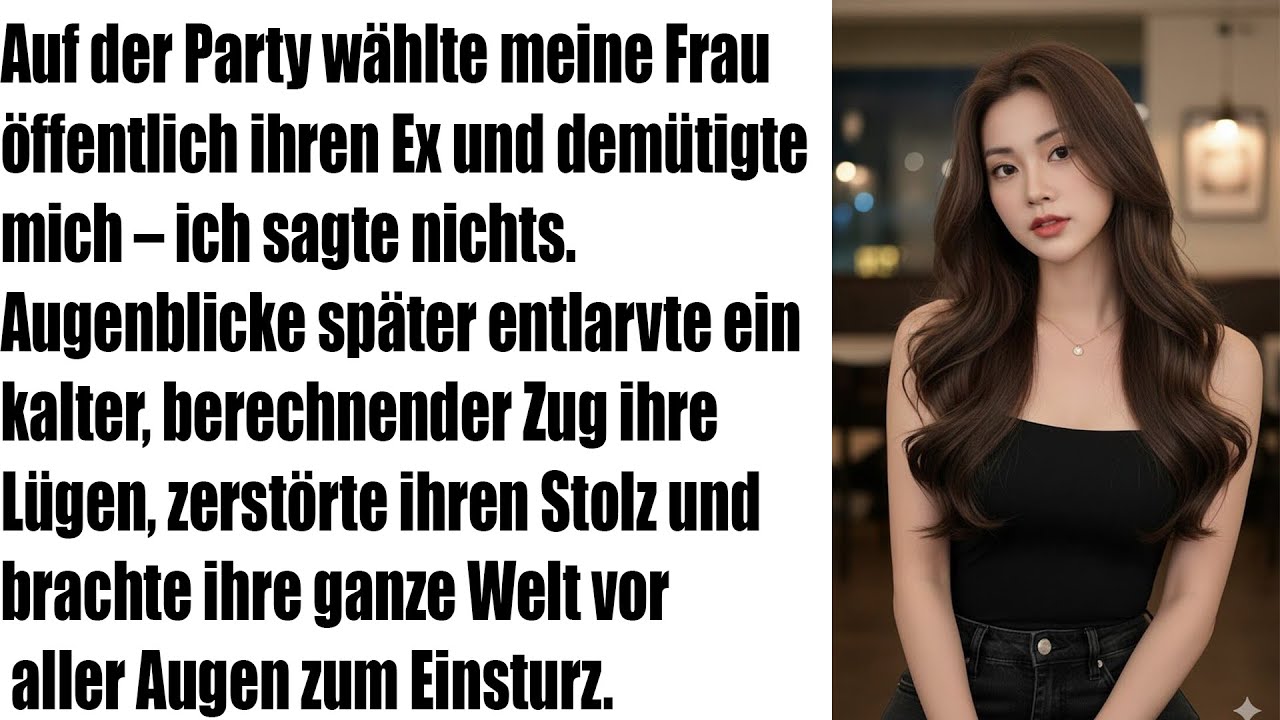 „Auf der Party wählte meine Frau öffentlich ihren Ex – und erniedrigte mich!