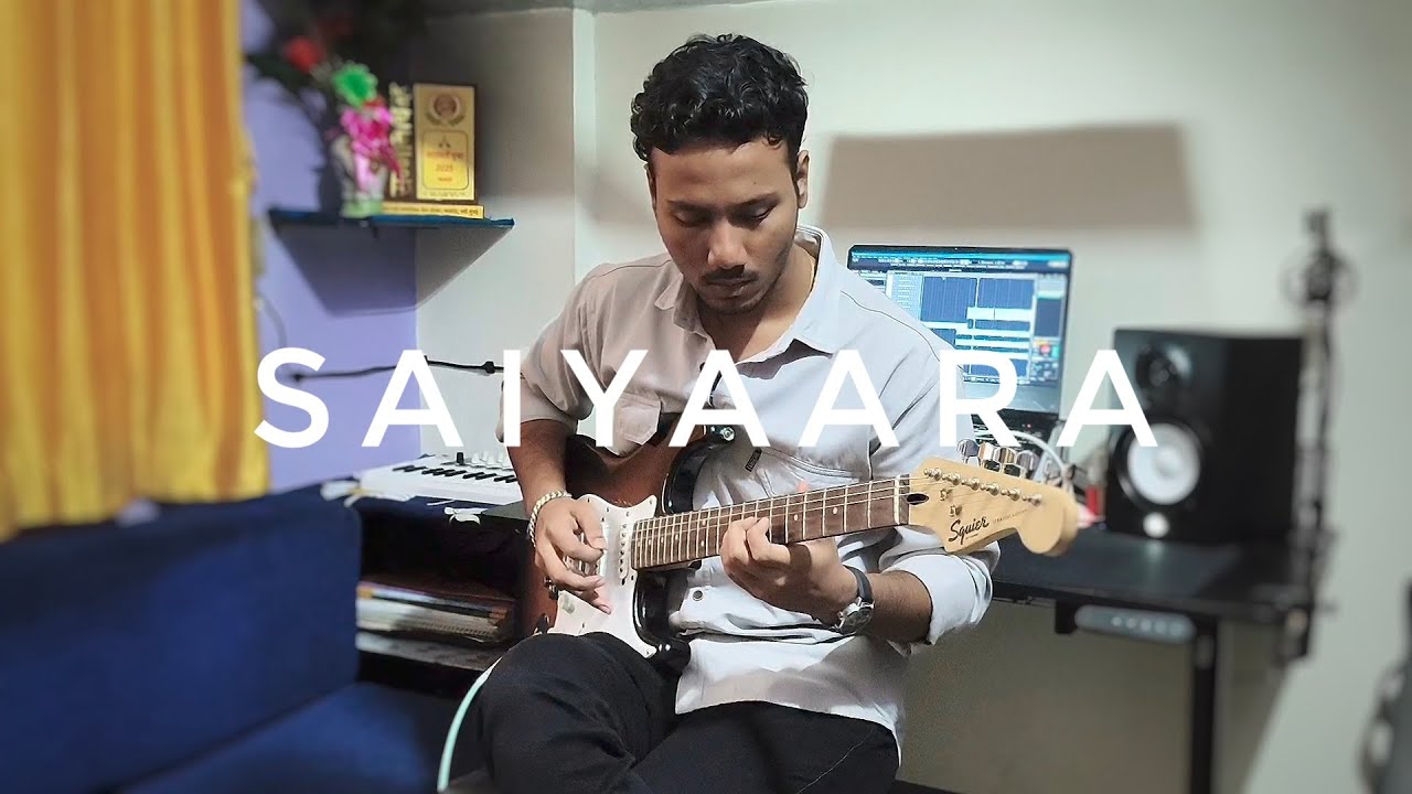 Saiyaara Title Song - Electric Guitar Cover 