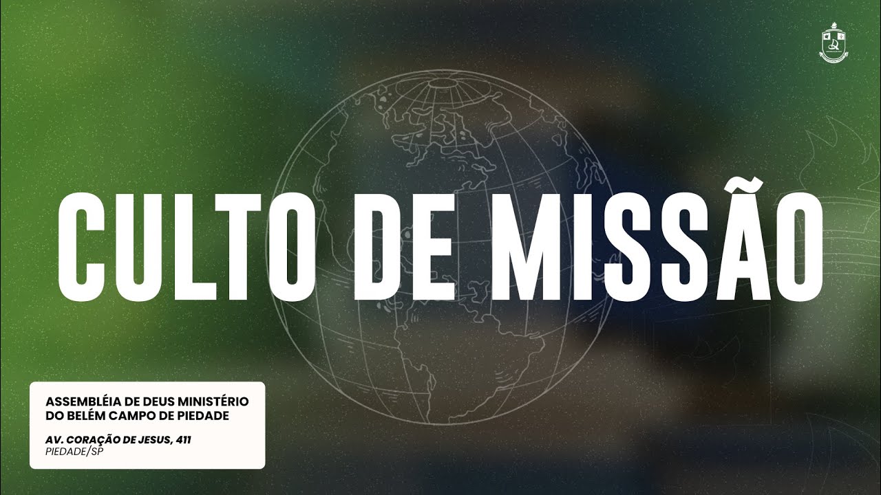 Culto de Missão  - Ao Vivo - AD Piedade 01/02//2026