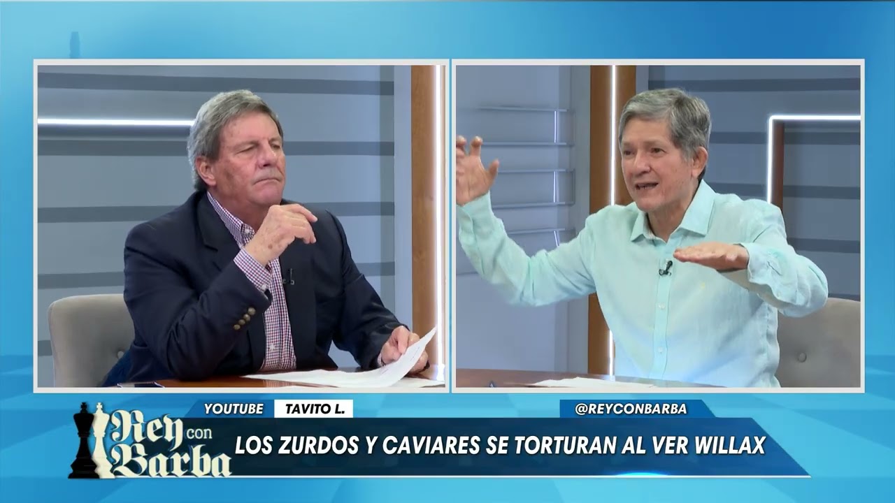 Rey con Barba - FEB 17 - 2/3 - LOS ZURDOS Y CAVIARES DE TORTURAN AL VER WILLAX | Willax
