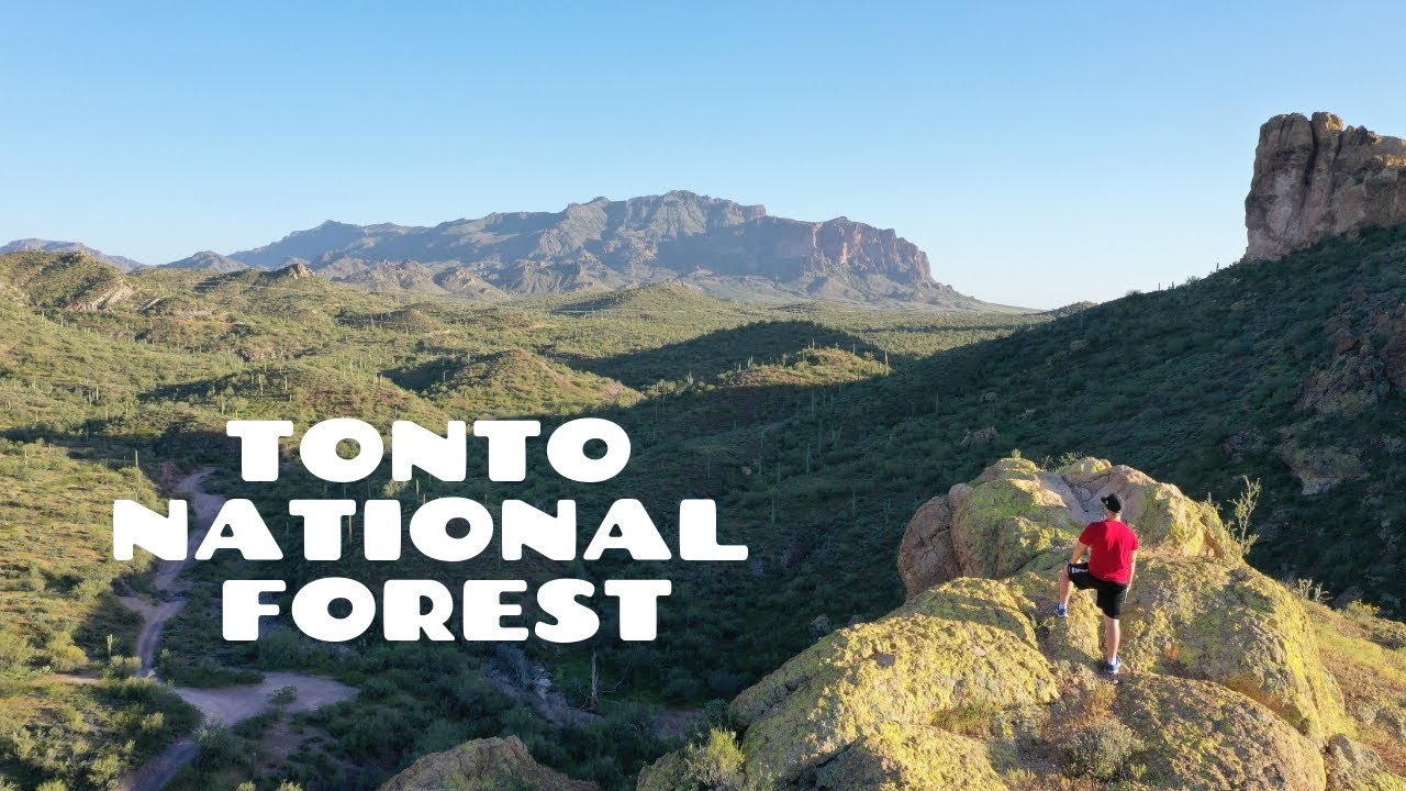 Tonto National Forest Arizona 4k Drone Video