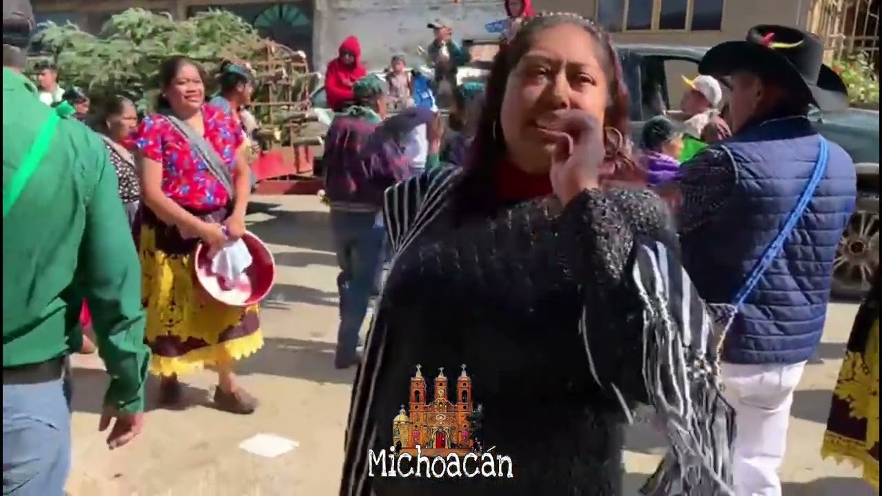 Santiago Azajo Michoacán La Llegada De Los Pinabetes 16 De Diciembre 2023