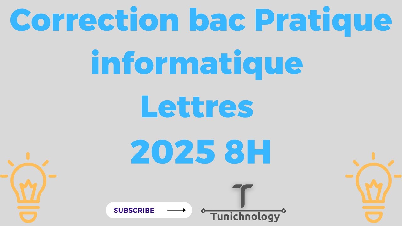 Correction bac Pratique informatique Lettres 2025 8H