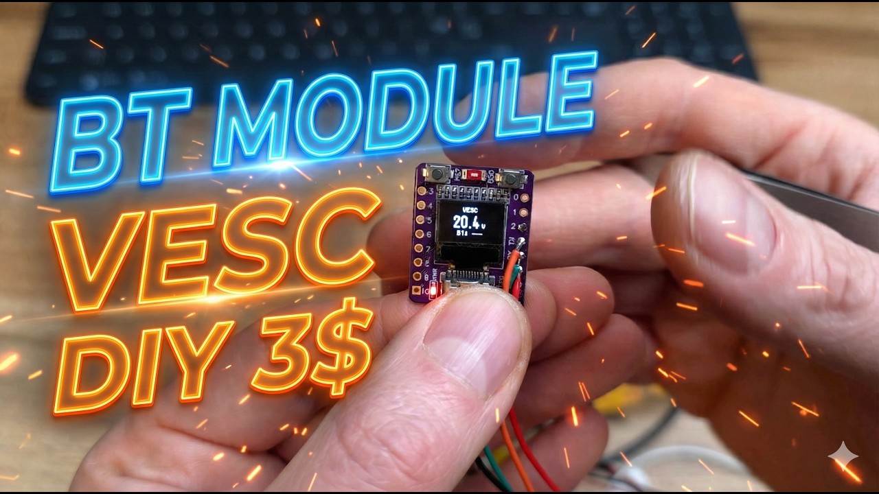 Как сделать своими руками продвинутый Bluetooth-модуль VESC на базе ESP32 | Полное руководство