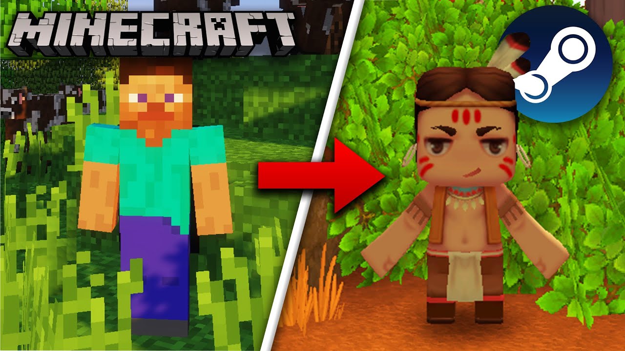 Minecraft but it's a Chinese clone on Steam (Mini World Block Art)
