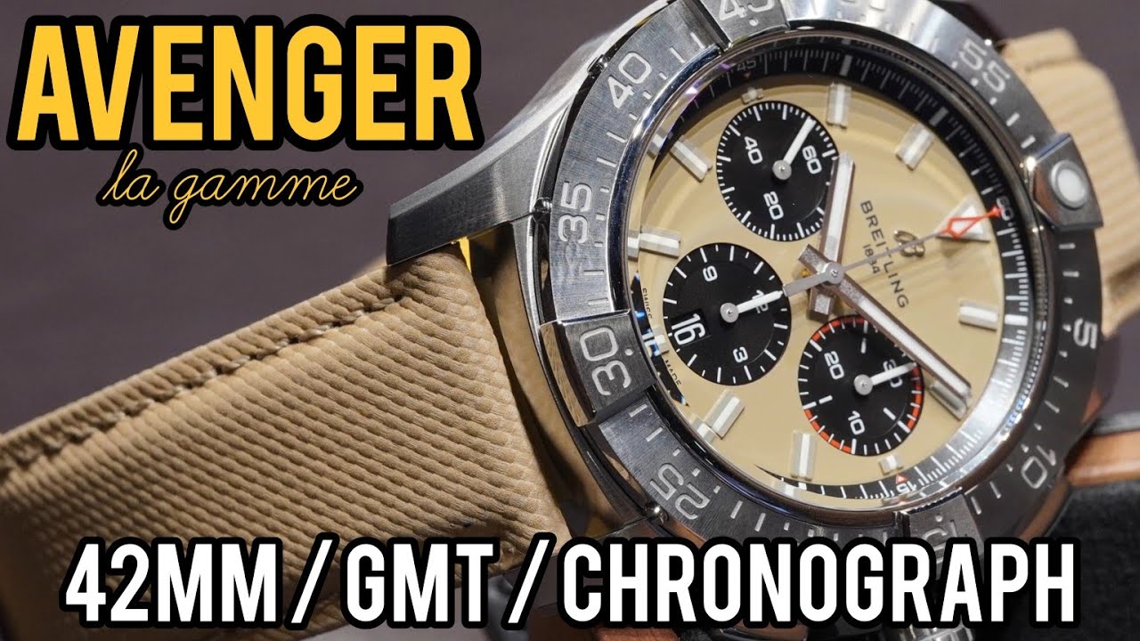 La gamme breitling AVENGER #breitling #chronographwatch #swisswatch