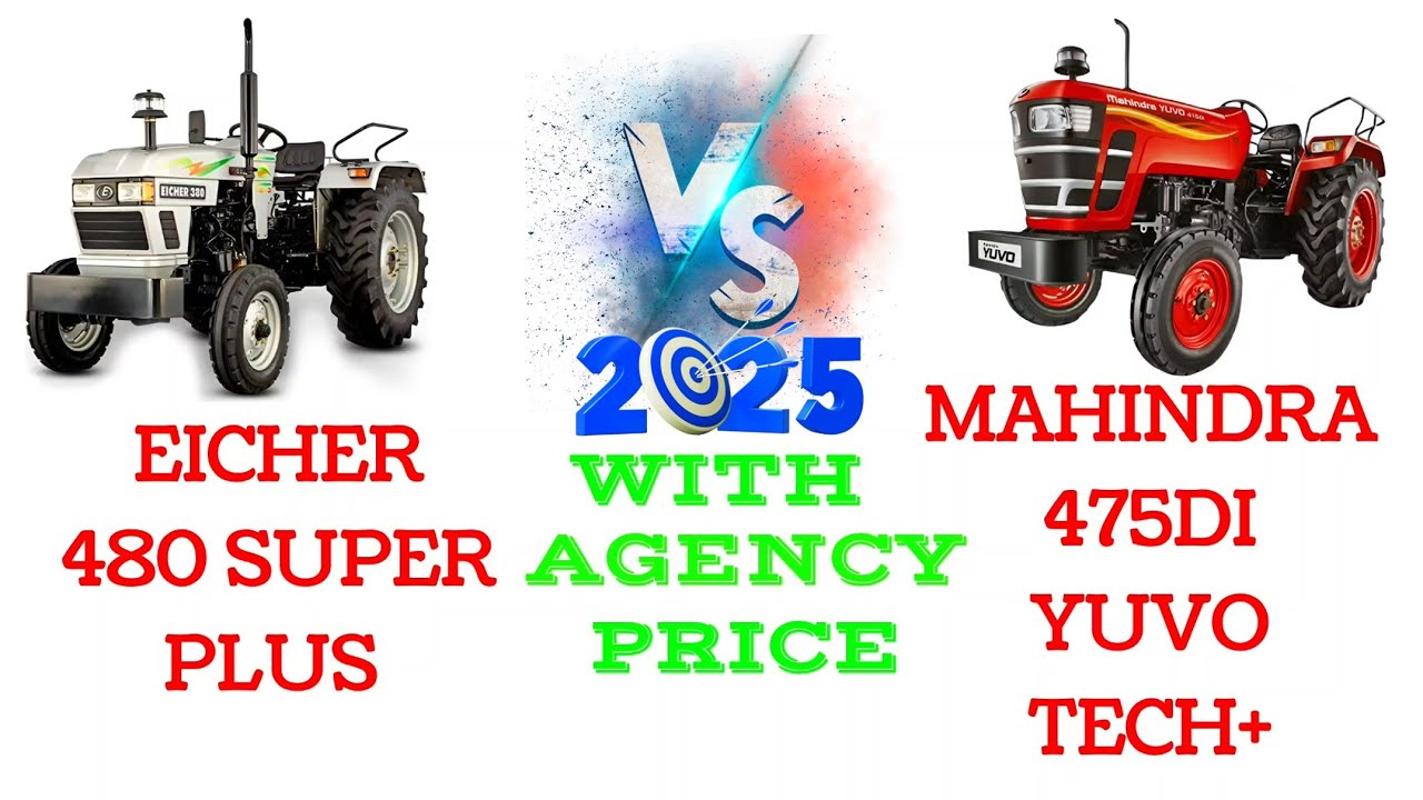 Eicher 480 VS Mahindra 475 YUVO TECH+ || Full Technical Comparison || Eicher Vs Mahindra tractor