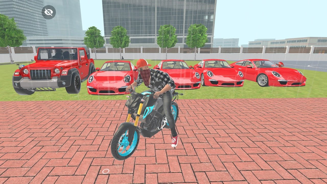 😱Car Bike Game: Franklin ordered an Indian 4️⃣porsche red car: and 1️⃣ Red thar ll Indian Theft Aura