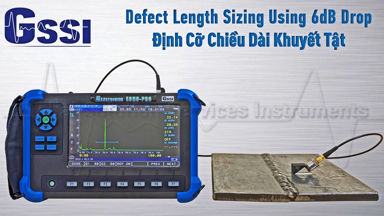 Defect Length Sizing using 6dB Drop Technique