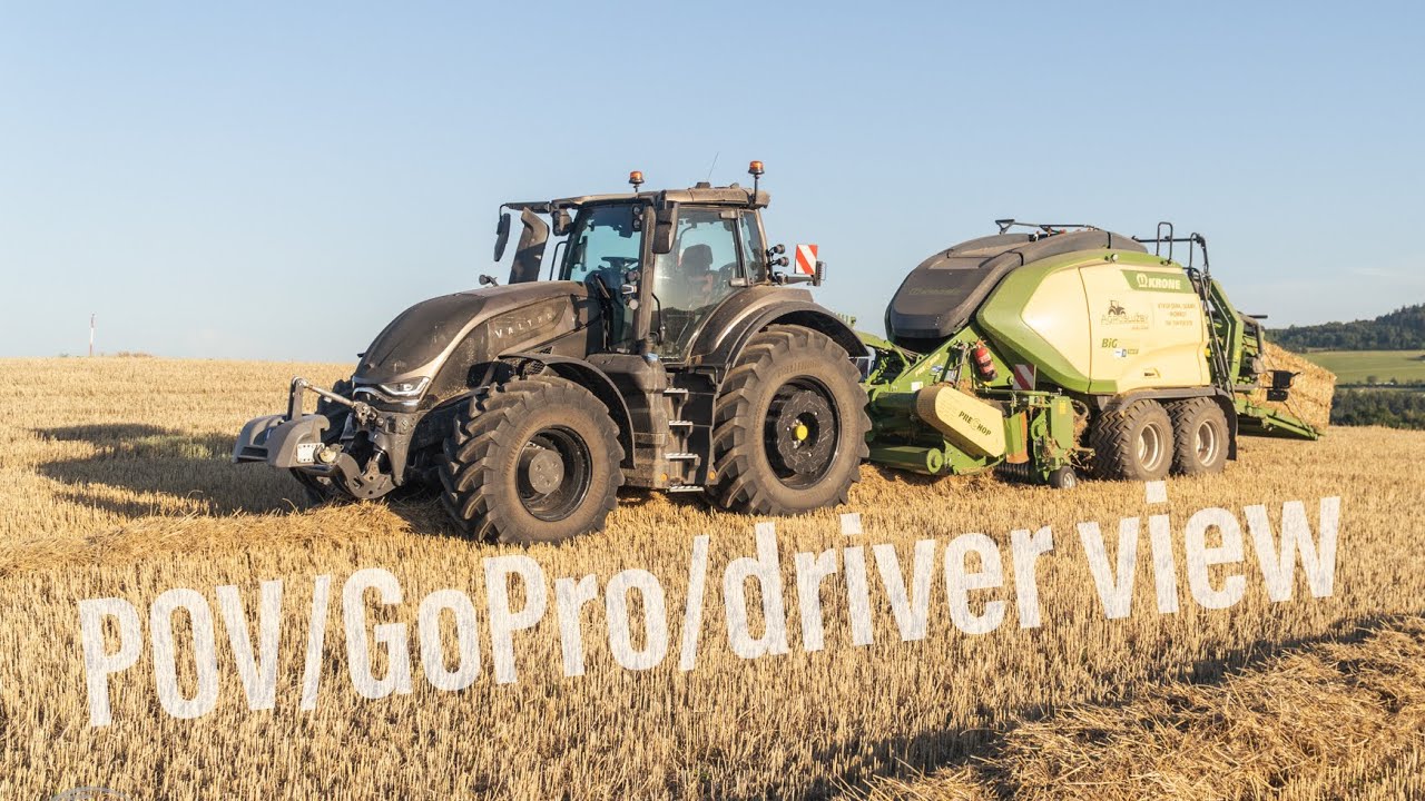 POV/GoPro/Driver view - jaká je nová VALTRA S416 Boss & Krone BigPack 1290VC gen 5. po druhé sezóně