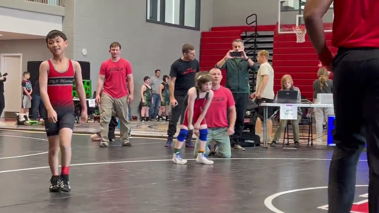 01/08/23 Aiden wrestling match 3