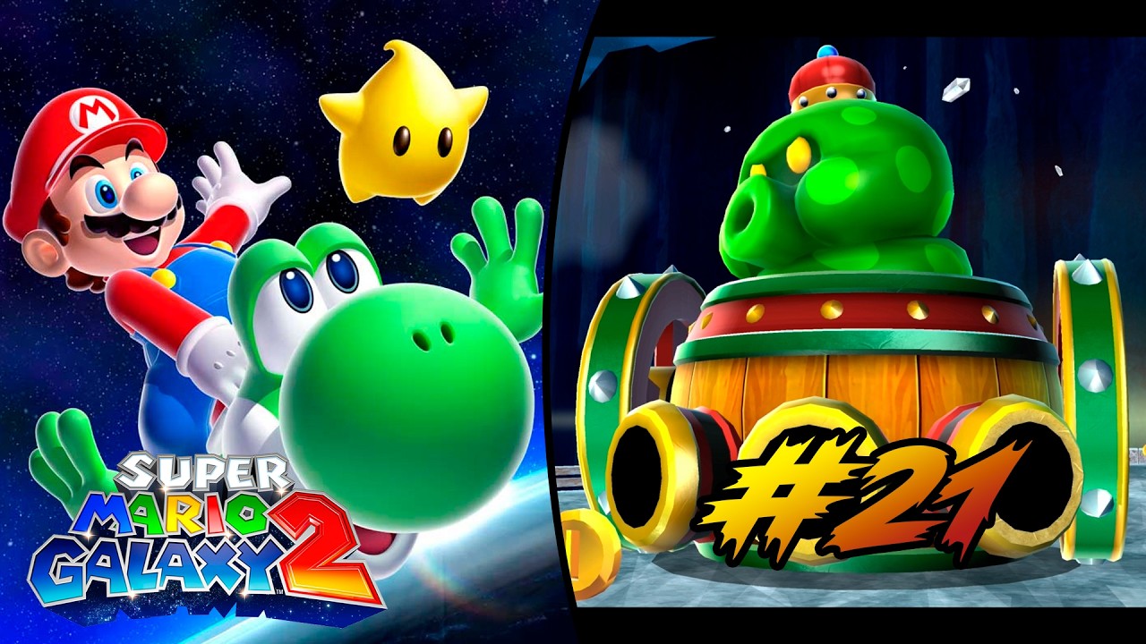 Odio a los controles de movimiento - Super Mario Galaxy 2 #21
