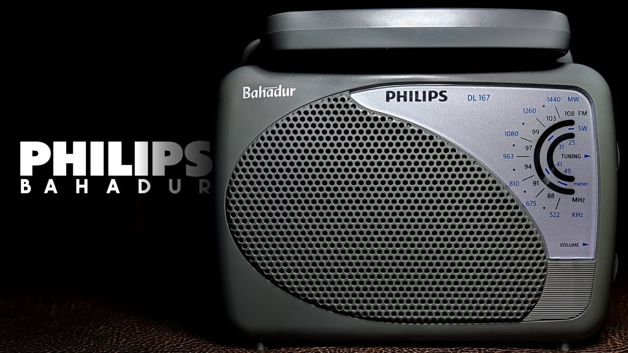 PHILIPS DL - 167 BAHADUR Triple Band Radio MW / SW / FM