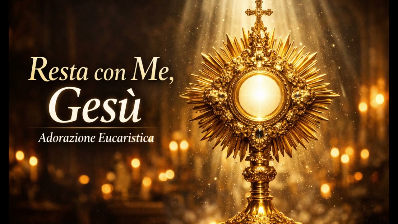 Resta con Me, Gesù | Profonda Adorazione Eucaristica che Tocca il Cuore