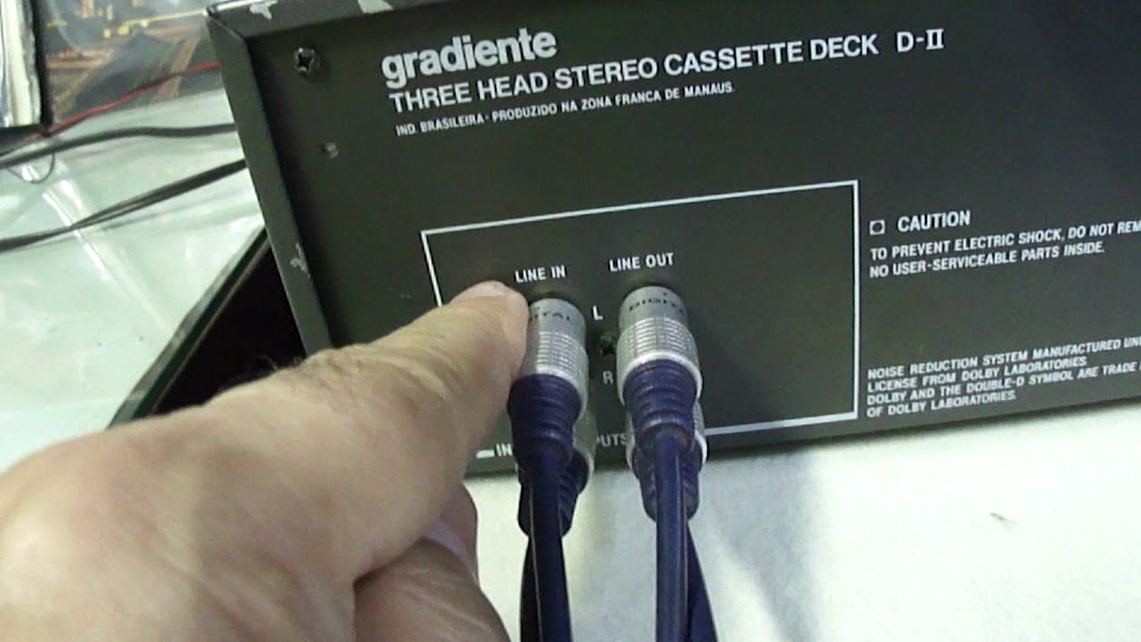 O Rei do Som - Como Ligar Tape Deck em Amplificador ou receiver