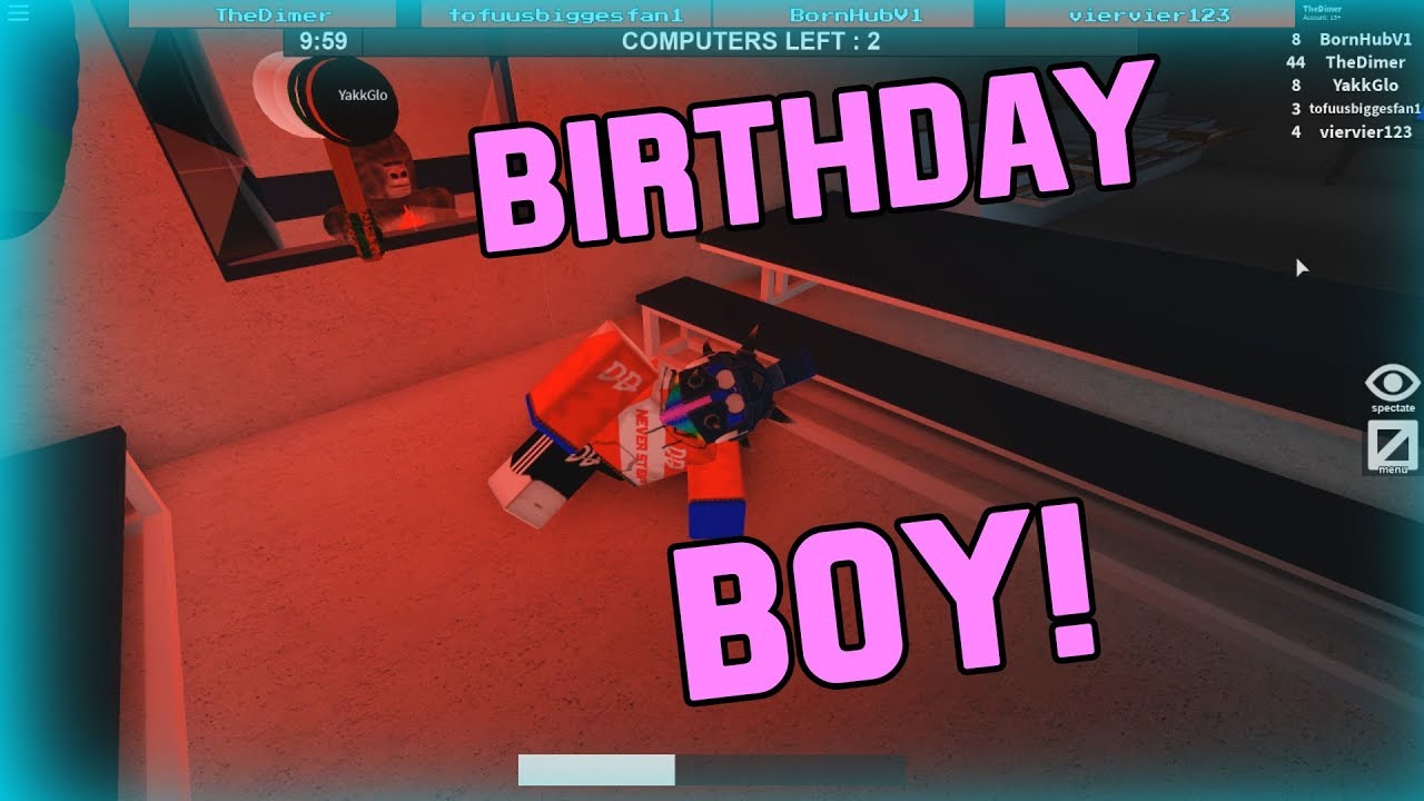 BIRTHDAY BOY! [Flee The Facility ROBLOX]