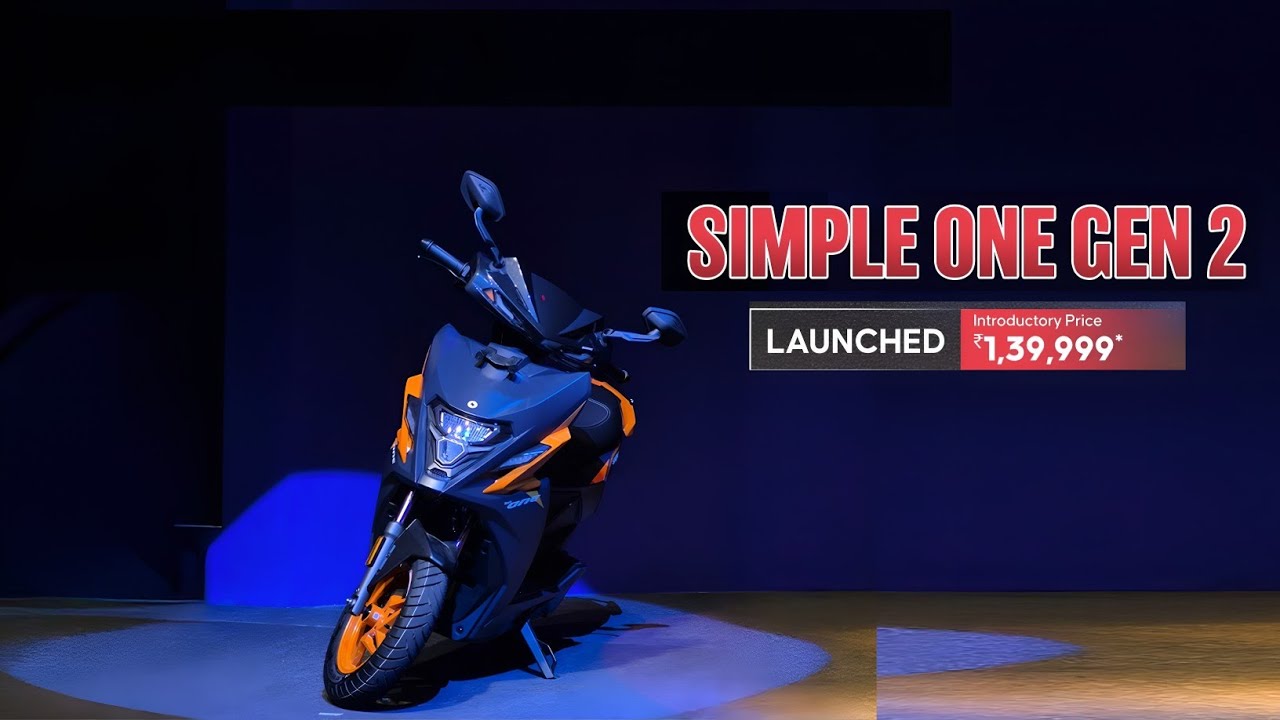 Simple One Gen 2 Electric Scooter Launched | just ₹1.39LAKH |