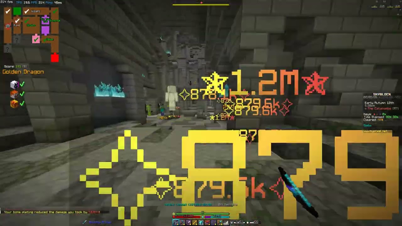cata 44 Sub5 Solo M7 clear (quiz skip)