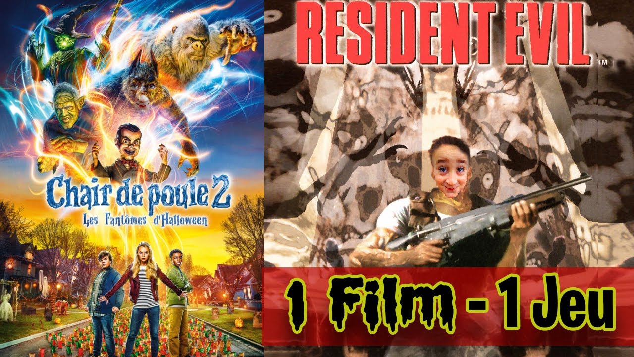 🎬 1 Film / 1 Jeu 🎮    💀👻🕸 Chair de poule 02  X Resident Evil  🔫💣🏃🏼.